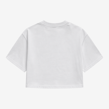PLYO Boxy Cropped Tee Plain 260 GSM