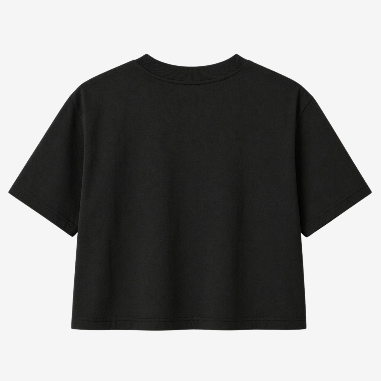 PLYO Boxy Cropped Tee Plain 260 GSM